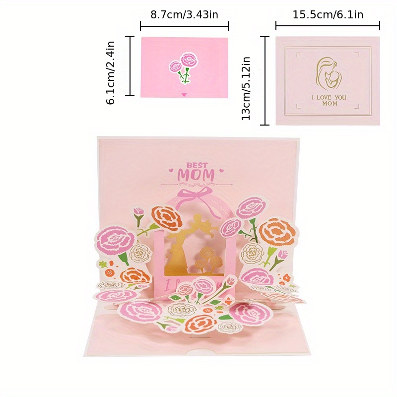 Carte Regalo 3D Pop Up Carte La Festa Della Mamma Regali Bouquet Floreale  Biglietti Dauguri Fiori Mamma Moglie Compleanno Simpatia Guarisci 115  Pollici Vita Z0310 Da 14,32 €