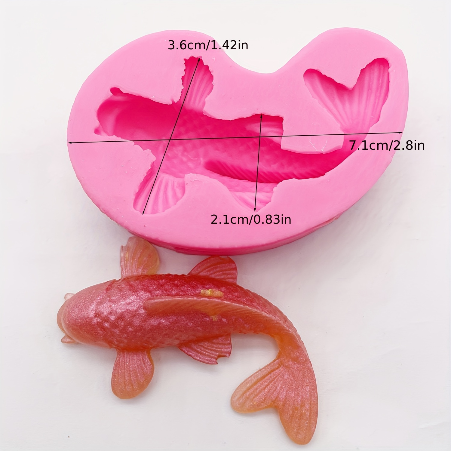 Moule Bougie Fondant Moules Silicone Tulipe 3D Lot De 2 - Pour Chocolat, Bonbons, Bougies, DIY Moule Dessert Déco