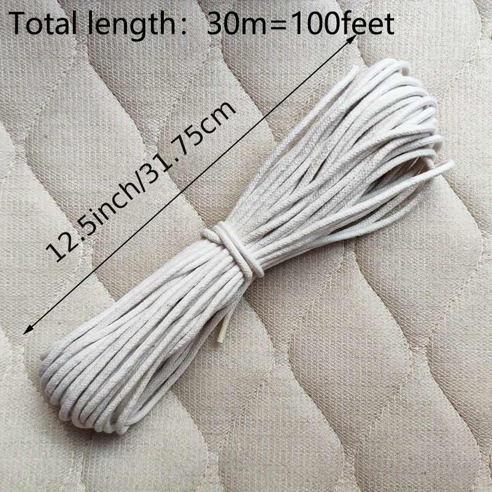 Natural Cotton Braided Rope Multipurpose Clothesline Diy - Temu