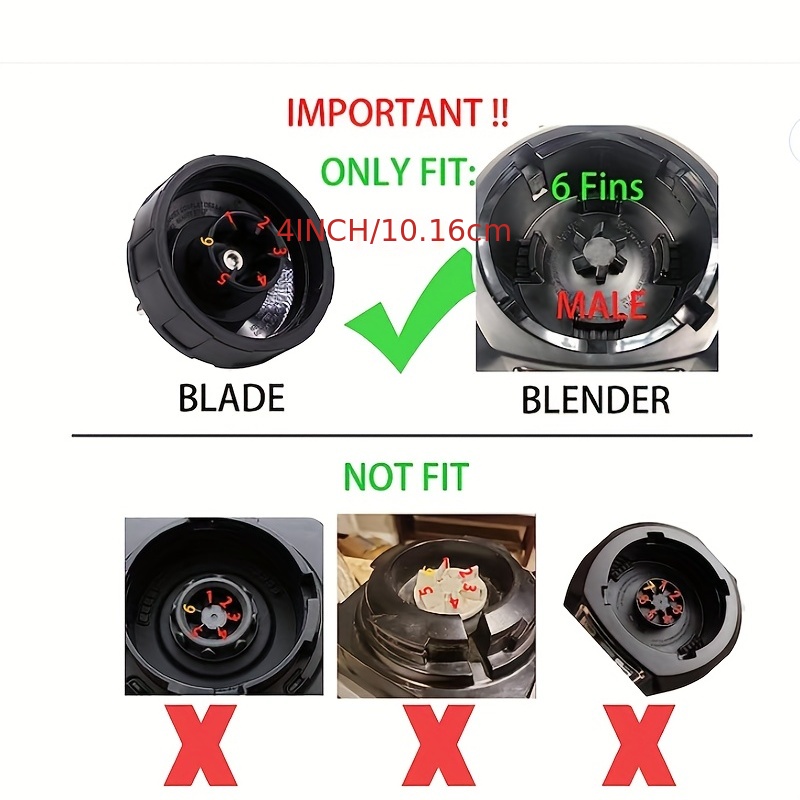  6 Blade Ninja Blender Replacement Parts, Ninja Blender