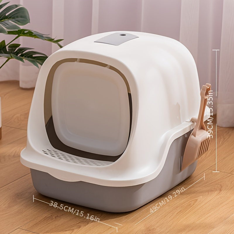 Easy Clean Self Cleaning Cat Litter Box Set Dual Entry Odor - Temu