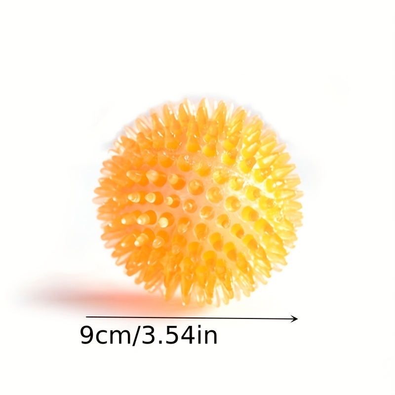 Dogs Chew Spiky Ball Soft Tpr Squeaky Dog Ball Toys - Temu