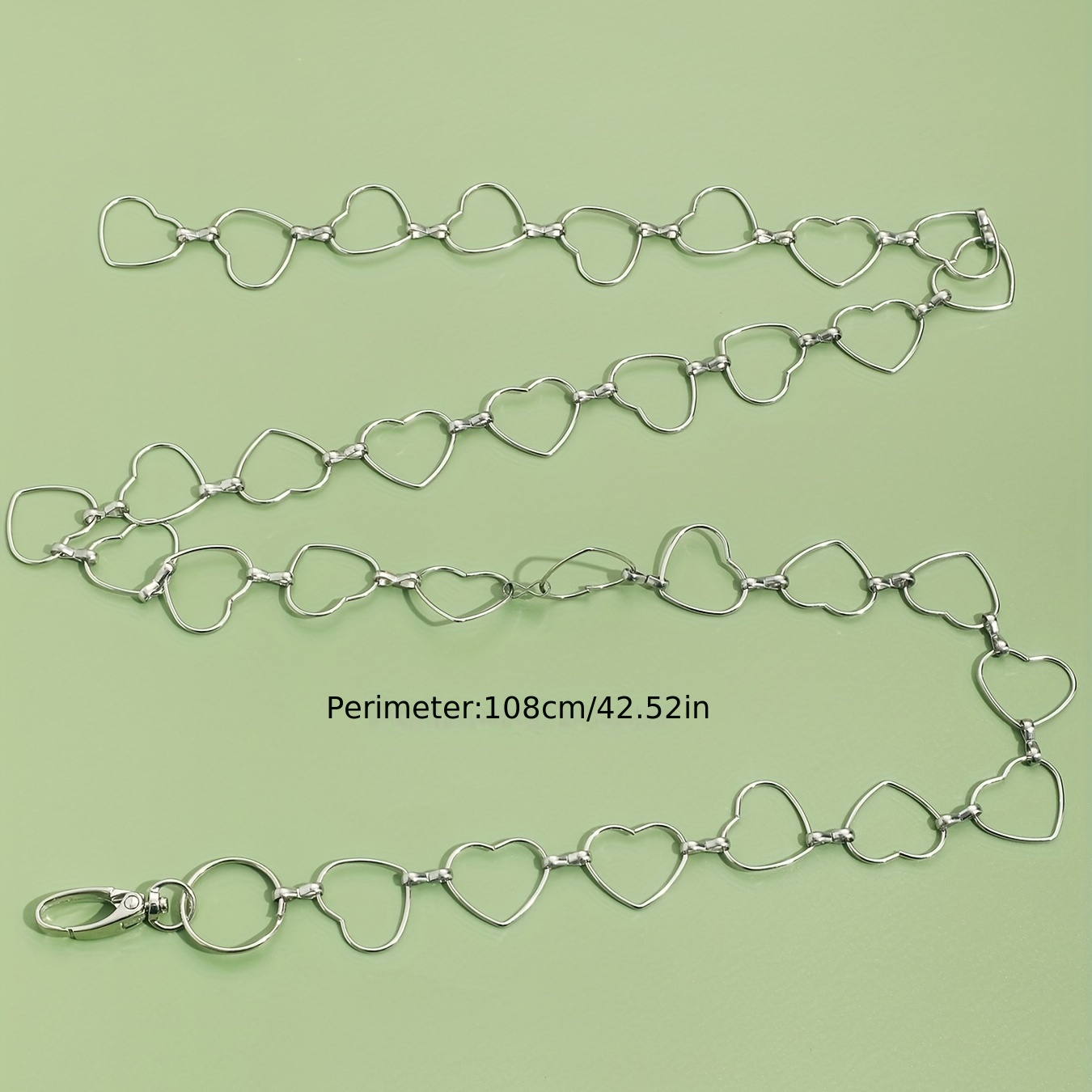 Long Adjustable Hollow Star Shape Waist Chain Belt, Y2K Style