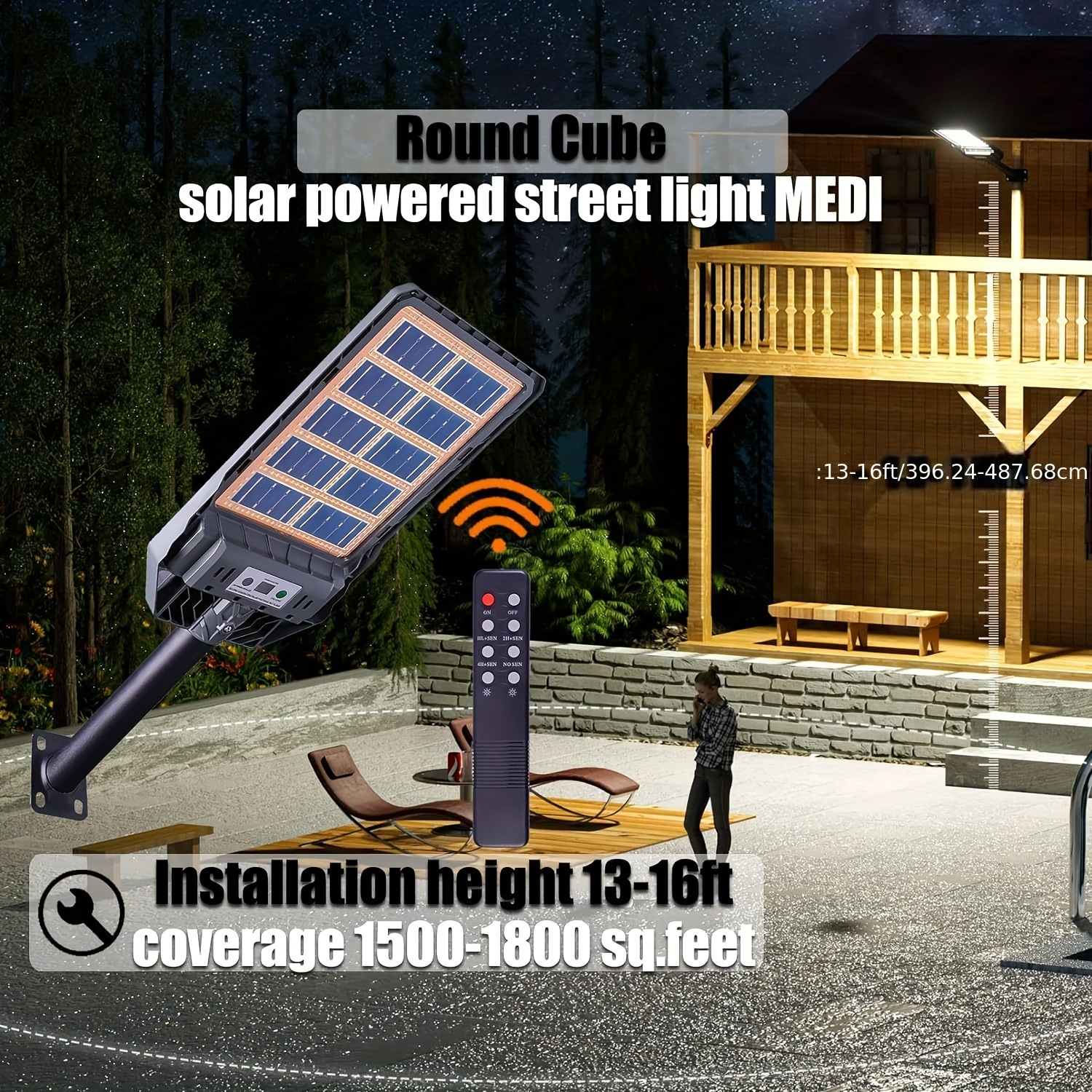 1pc solar outdoor street light double sided charging led light 300w 200w 100w 50w street light solar powered suitable for details 5