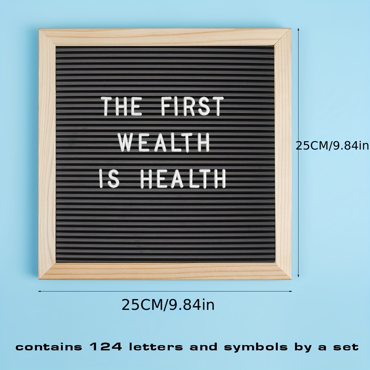 Classic Log Letter Board For Home Decoration Baby - Temu