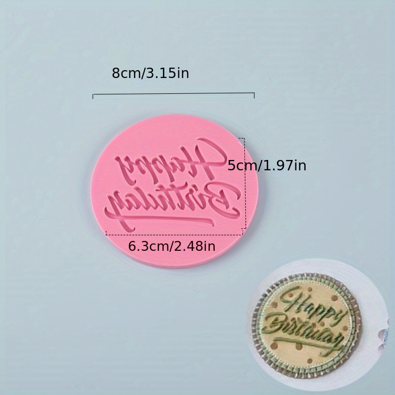 Sweet Stamp Happy Birthday Embosser | Bakedeco