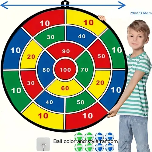 large size 12pcs sticky ball board toy set parent child interaction party game supplies suitable for outdoor and toys christmas halloween gifts