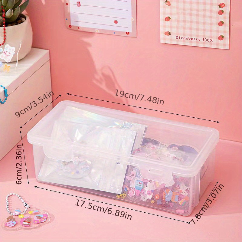 Transparent Jewelry Storage Box Jewelry Earrings Earrings Hair