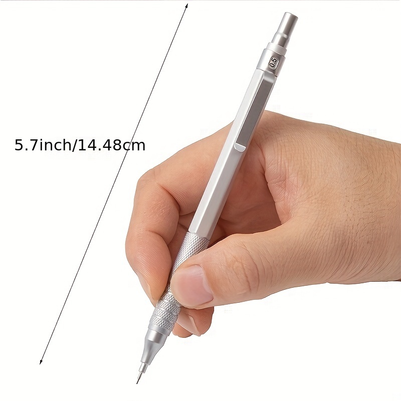 0.3 0.5 0.7 0.9 1.3 Mechanical Pencil Set Full Metal Art - Temu