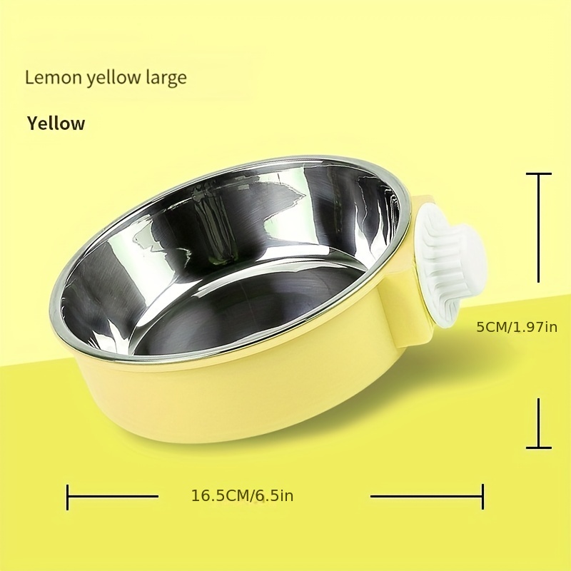 Elevated Dog Food Bowl Water Bowl For Cage Stainless Steel - Temu