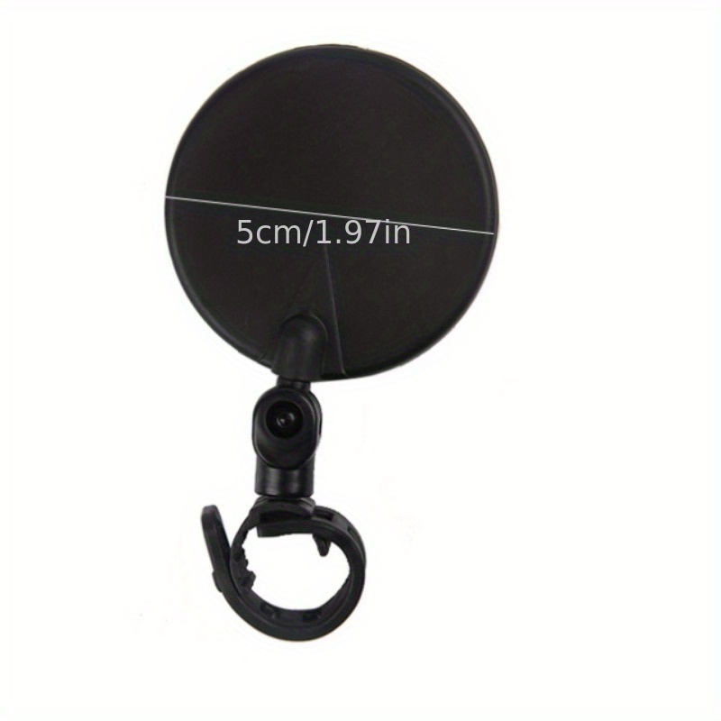 2pcs Bike Mirrors Wide angle Convex Mirror for Bicycle Flat View Mirror
