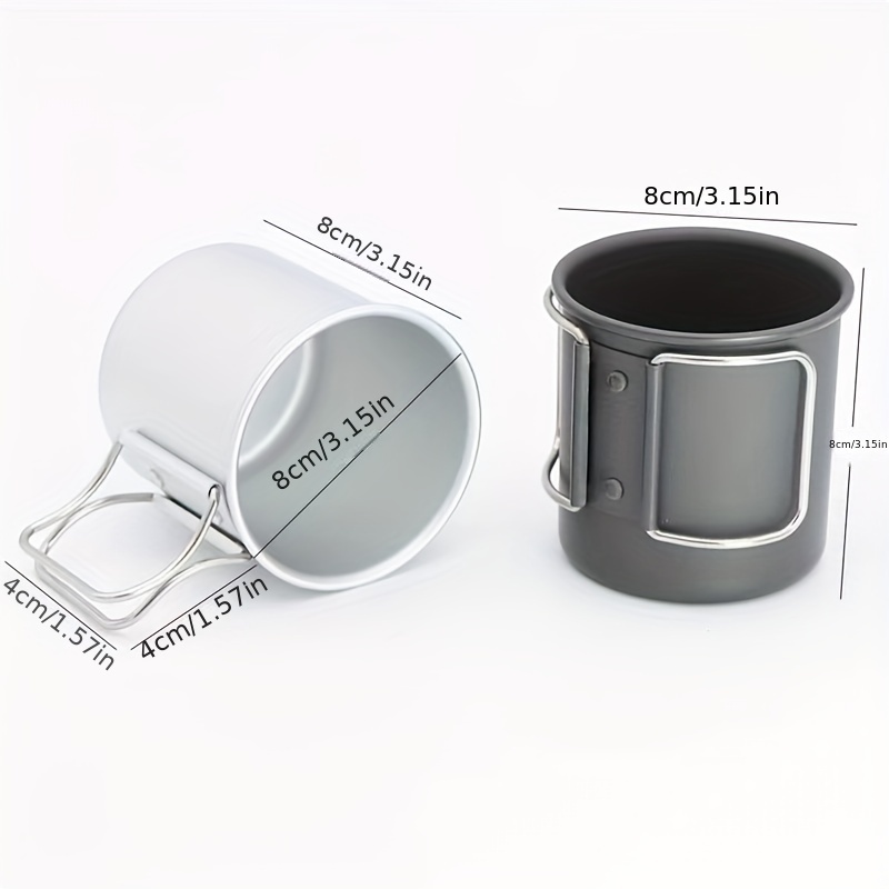 Outdoor Folding Cup Portable Lightweight Aluminum Camping Coffee