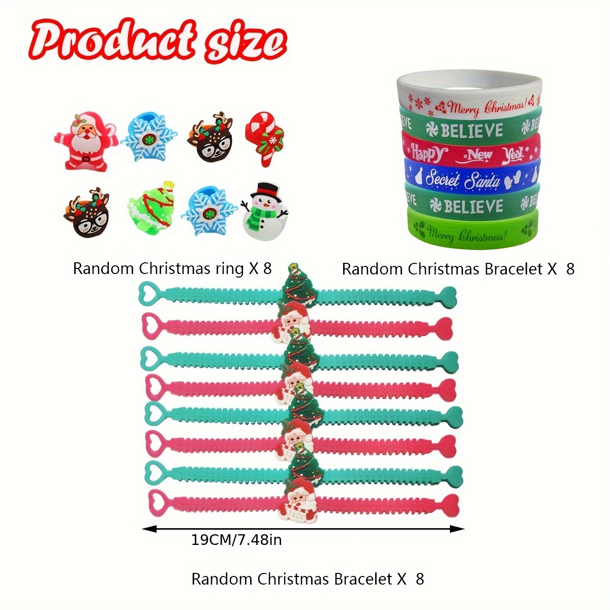 Christmas Advent Calendar 2023 Christmas Bracelet Christmas - Temu