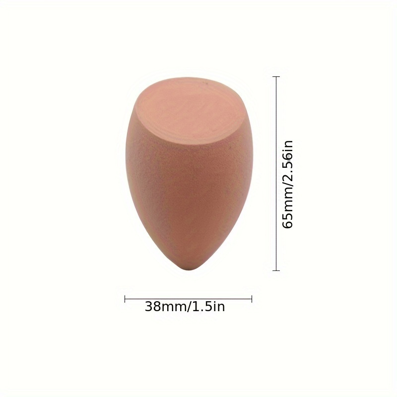 Milk Tea Diagonal Cut Makeup Sponge for Wet & Dry Use