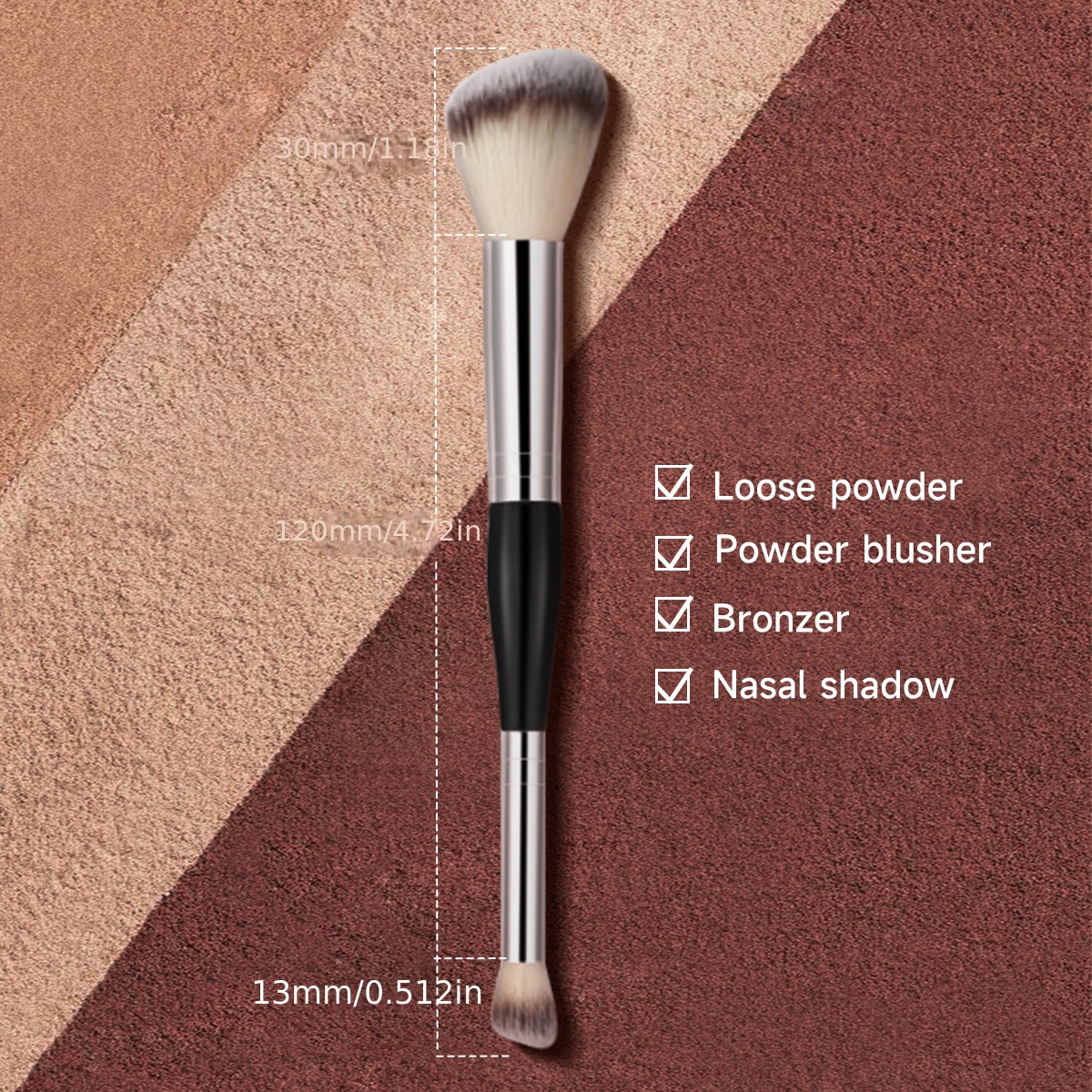 Dual ended - Brush Brush Shadow Contour Temu Nose Angled Perfect