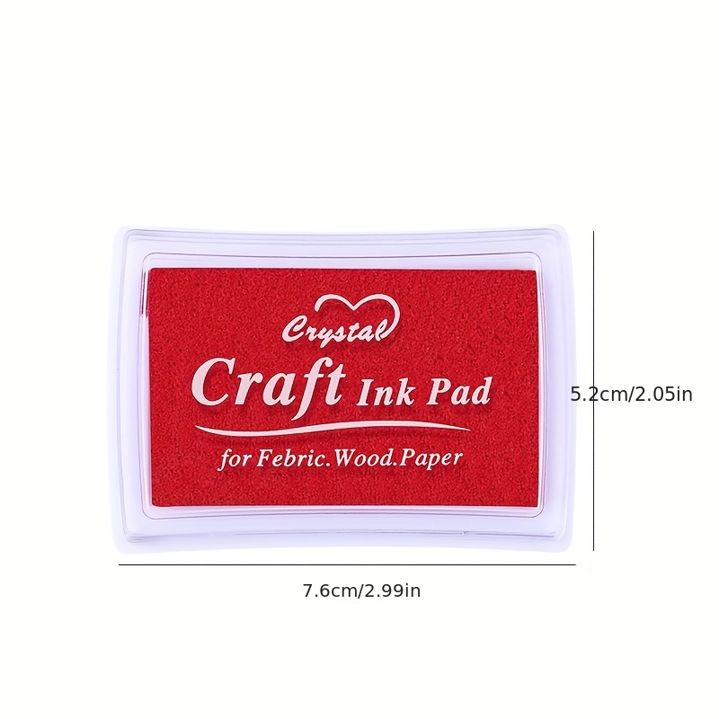 Craft Ink Pad Stamps,15 Color Craft Ink Pad for Stamps, Paper