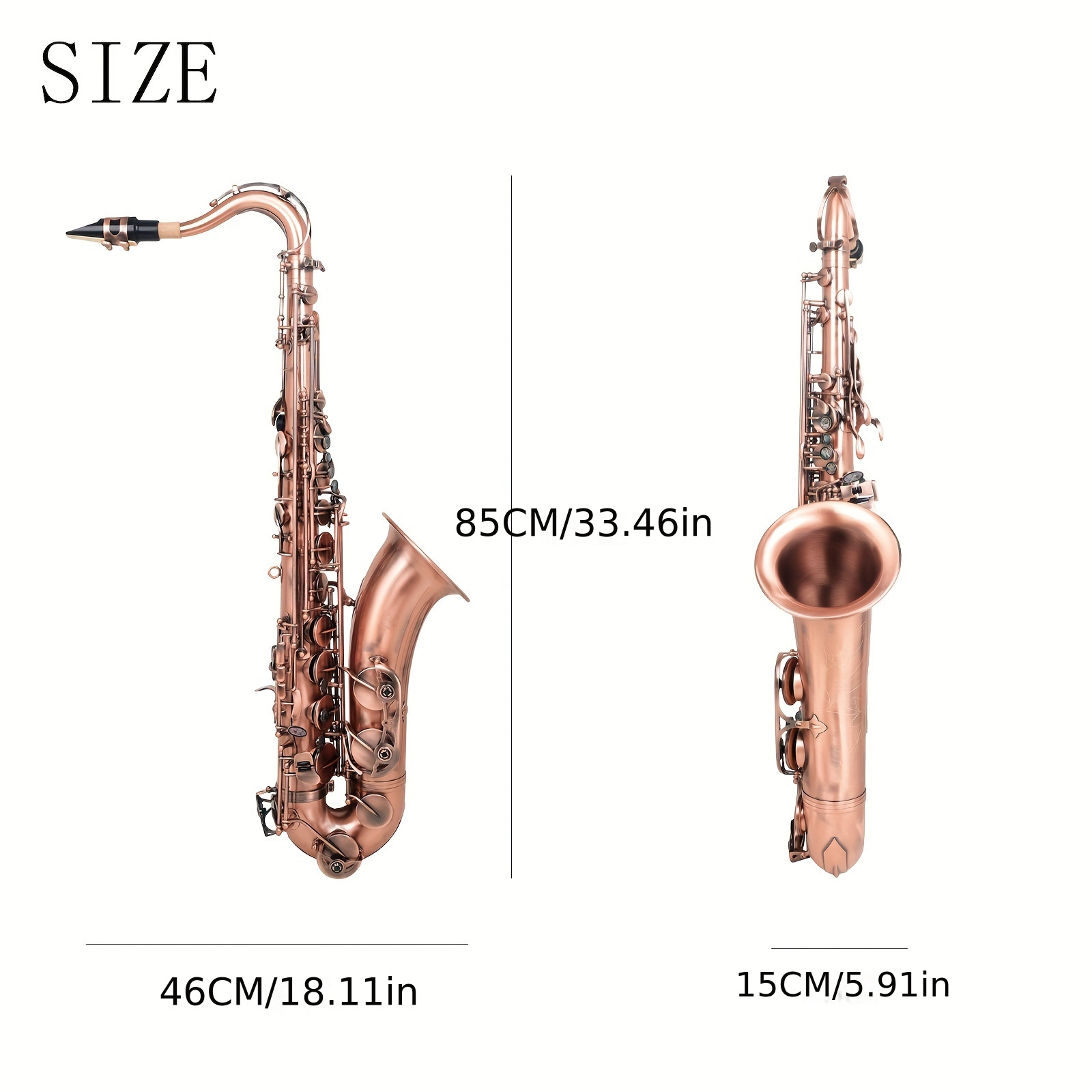 ammoon サックス Ammoon-ストレートソプラノbb,フラットサックス,木製楽器