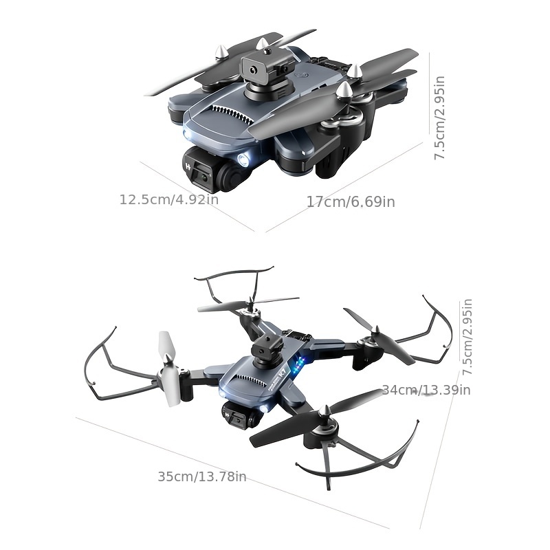 GD94 - Dron inteligente para evitar obstáculos con cámara 4K para adultos,  mini dron portátil ultraligero de 7.30 oz, operación de aplicación