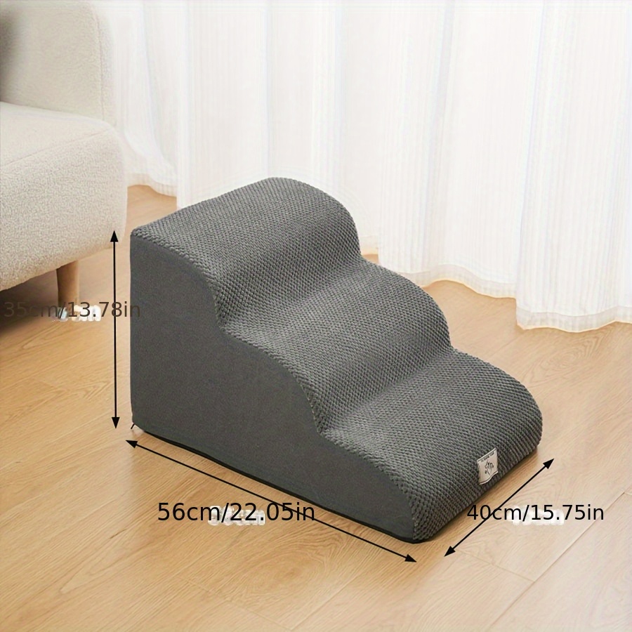 TEMU Pet Stairs Dog Ladder Bedside Corgi Step Pet Stairs Pet Ladder Pet Stairs For Small Dogs