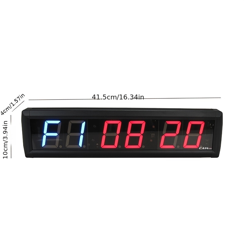Gym Timer Workout Timer Clock Stopwatch Digits Count Down/up - Temu