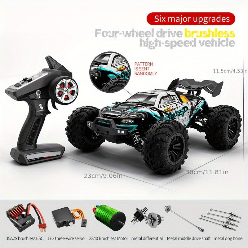 Brushless 4wd Rc Cars Adults 1 16 Fast Rc Cars 70km h High Temu