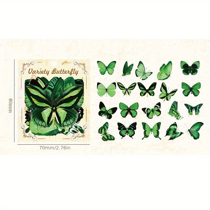 Variety Butterfly Series Handbook Stickers Niedliche - Temu Austria