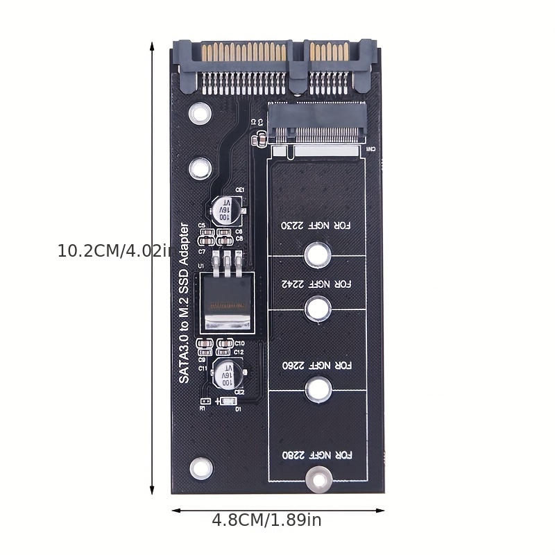Module de conversion de socket M.2 NGFF M-Key sur carte SSD SATA