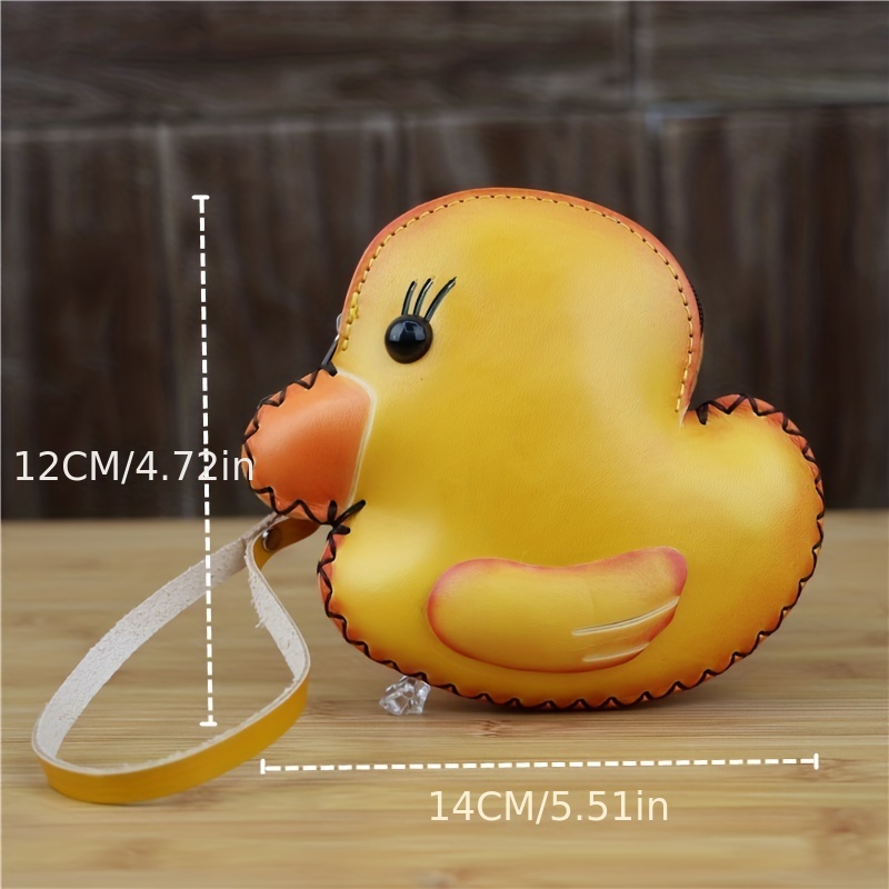 Cartoon Duck Graphic Coin Purse