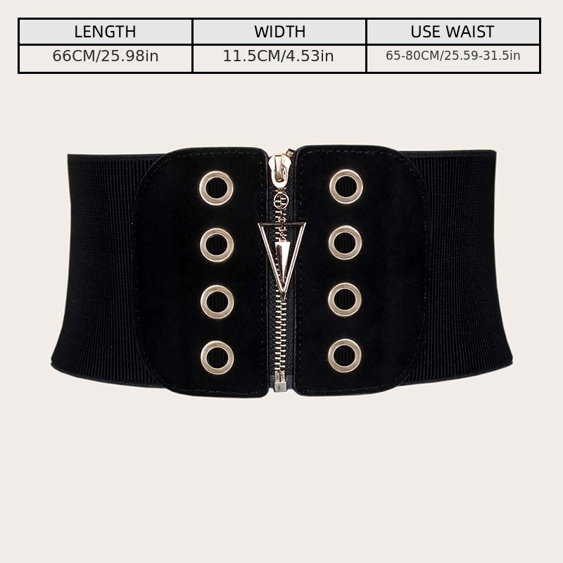 1Pc Cinch Belt Fashion Wide Waist Belt Elastic Waistband Waist Trainer 