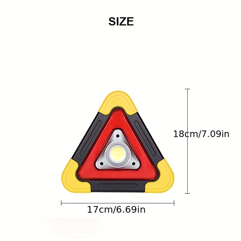 1pc Stativ Warnlicht LED Multifunktionale Automobil Notfall Dreieck  Sicherheit Warnzeichen