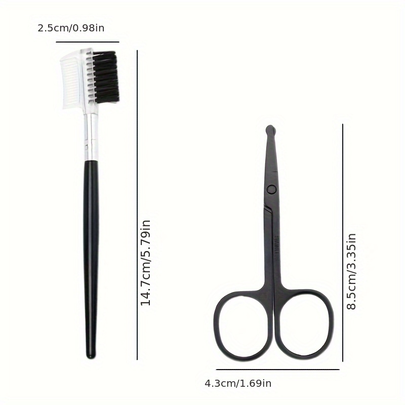 Pet Grooming Set: Tear Stain Brush And Comb, Round-head Scissors And Comb, Suitable For All Dog Breeds, Keeping Dogs And Vibrant