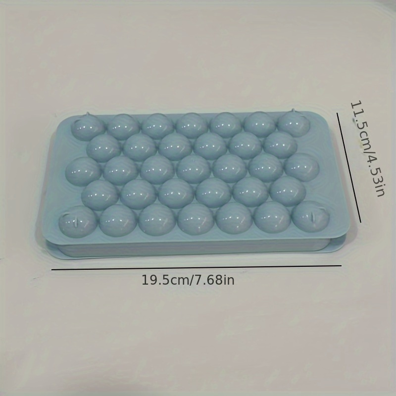 1pc, Ice Cube Mold, Plastic Ice Cube Tray, Ball Shape Ice Mold, Multifunctional Household Chocolate Mold, Ice Cube Trays For Freezer Cocktail, Kitchen Stuff, Kitchen Tools