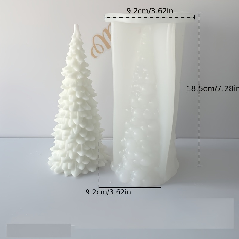 Christmas Tree Aromatherapy Candle Silicone Mold Christmas Diy Expanded Fragrance Gypsum Ornament Mold