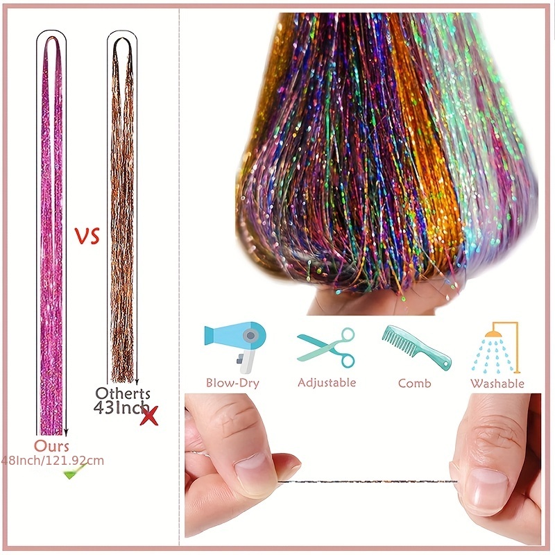 Hair Extension Tool Kit Rainbow – hellodarlingxo