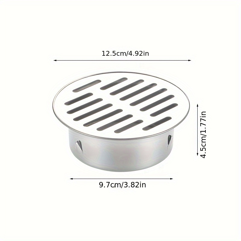 Stainless Steel Drain Catches Wide Edge Floor Drain - Temu