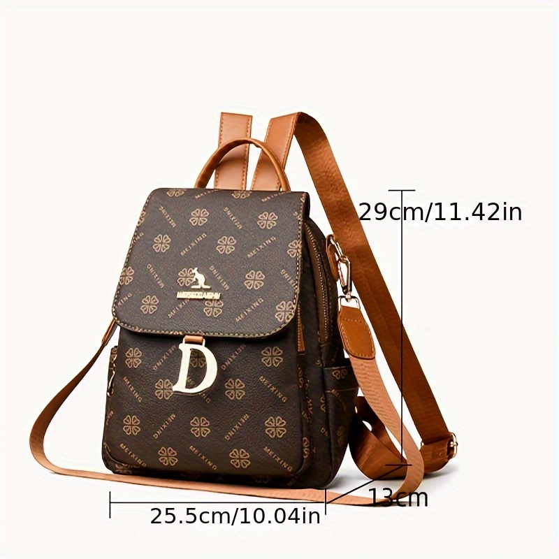soft faux leather backpack women 2025 outdoor - Temu Germany display picture 3