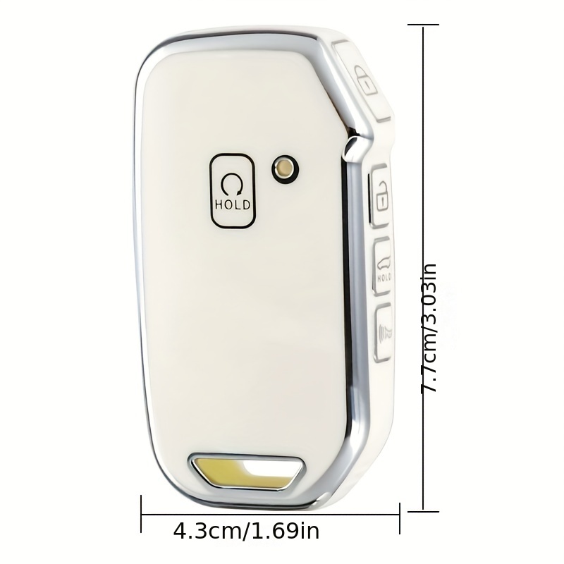 Key Fob Cover With Keychain For Kia For Cerato For Ceed For Forte For NIRO  For Sorento For Seltos Remote Smart Key Protector