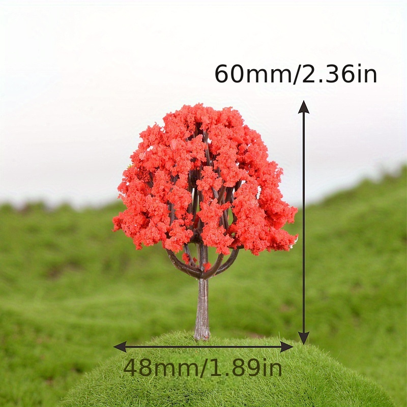 1pc model trees miniature model tree train scenery - Temu Canada