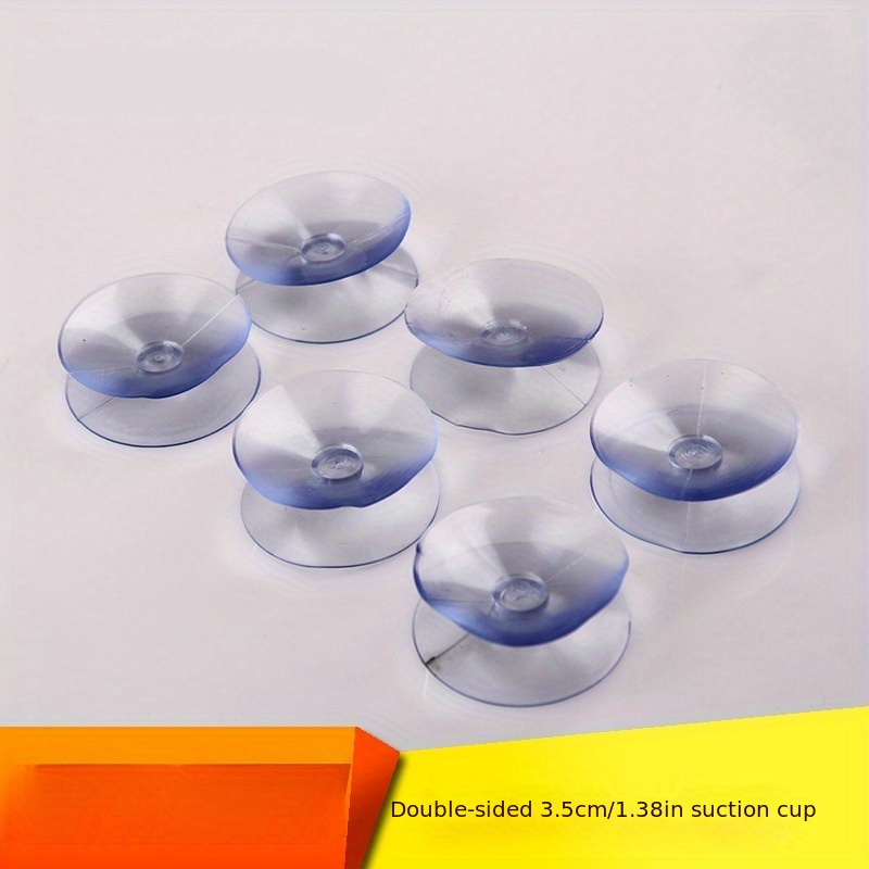 10pcs silicone ventosas de vácuo, 3.5cm espessadas transparentes   para mesas de café, mesas de vidro e mais - duráveis, fáceis de limpar, almofadas de sucção versáteis para   us 0