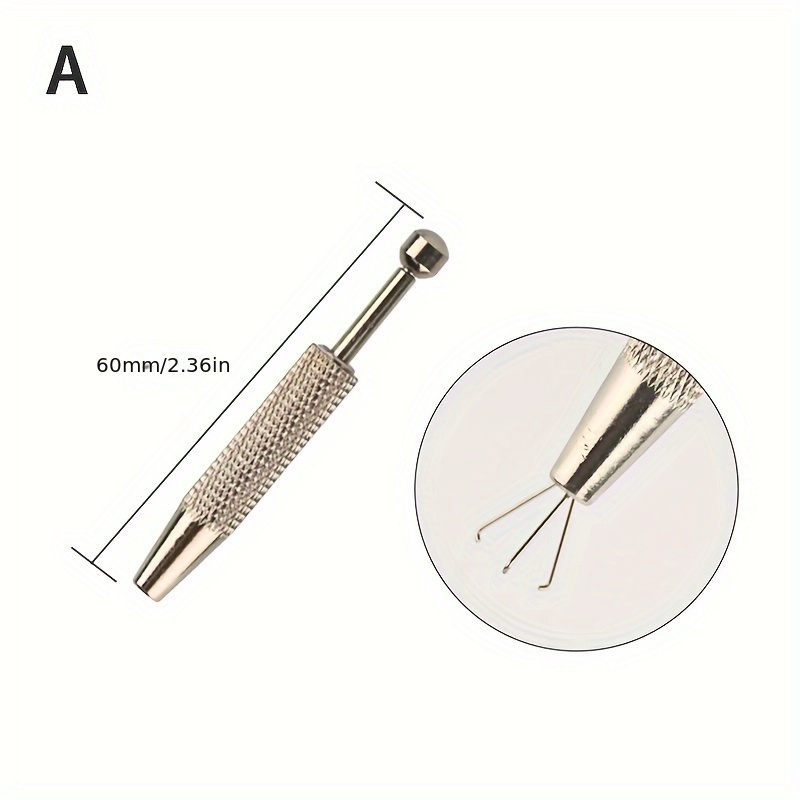 1pc 4 Claws Ball Bead Holder, Pick-up Tool, Crystal Prong Tweezers Catcher  Grabbers With 4 Claws, Piercing Jewelry Making Grasping Tools