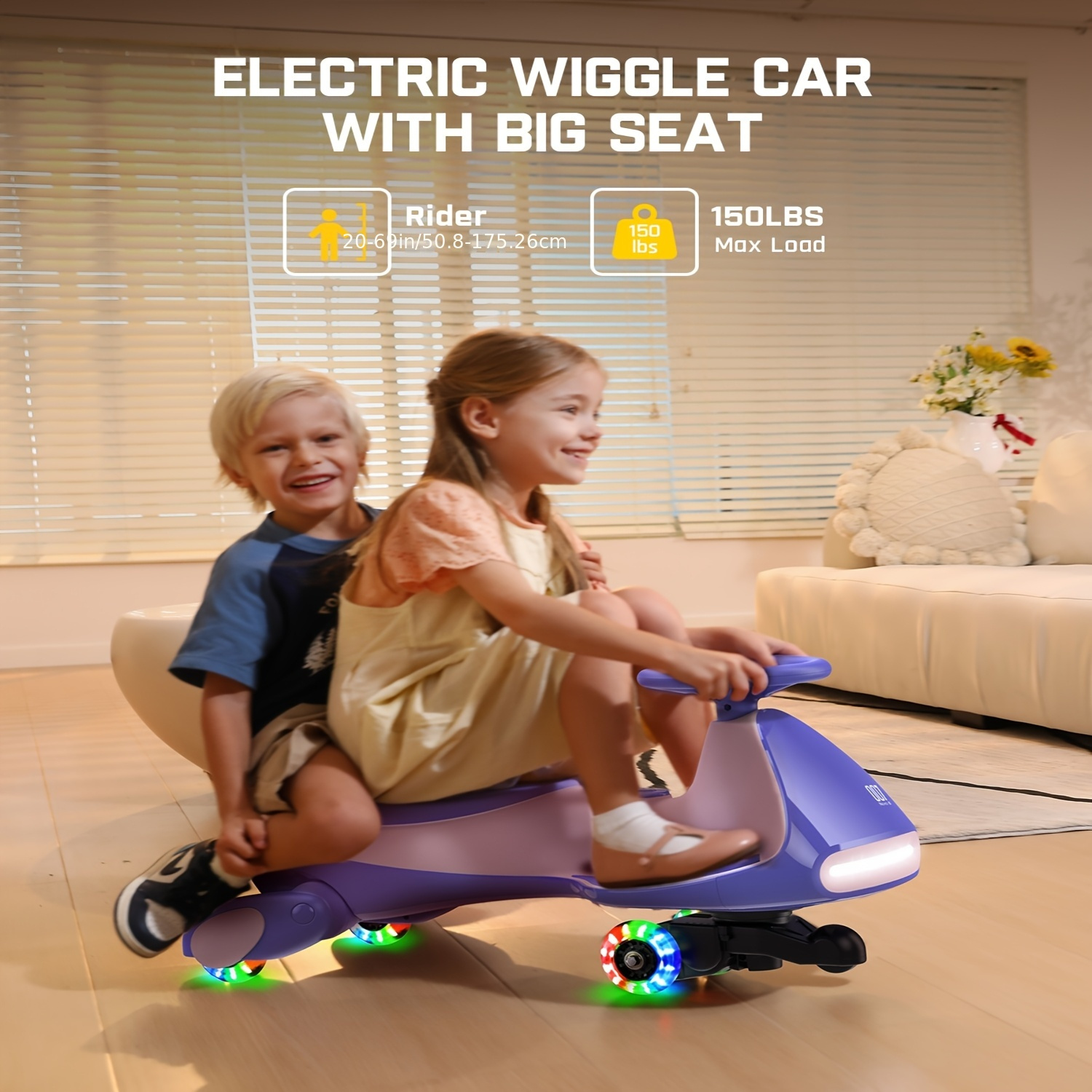 easter gifts for kids 6v electric wiggle car with pedal rechargeable battery 2 in 1 swing speed ride on toy anti flashing wheels 3 and up 150 lbs pink details 6