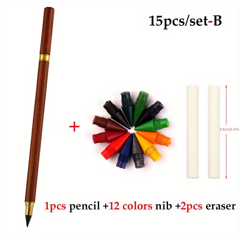 1Pcs Children Pencil Set Wooden Pencils Drawing Supplies School