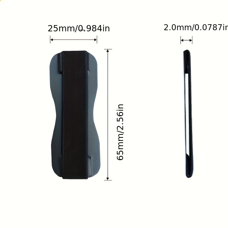  SleekStrip Agarre ultrafino para teléfono, soporte  antideslizante para correa de teléfono para mano, correa de dedo para  teléfono, soporte de correa de ángulo ajustable, accesorio de funda de  teléfono, regalo para