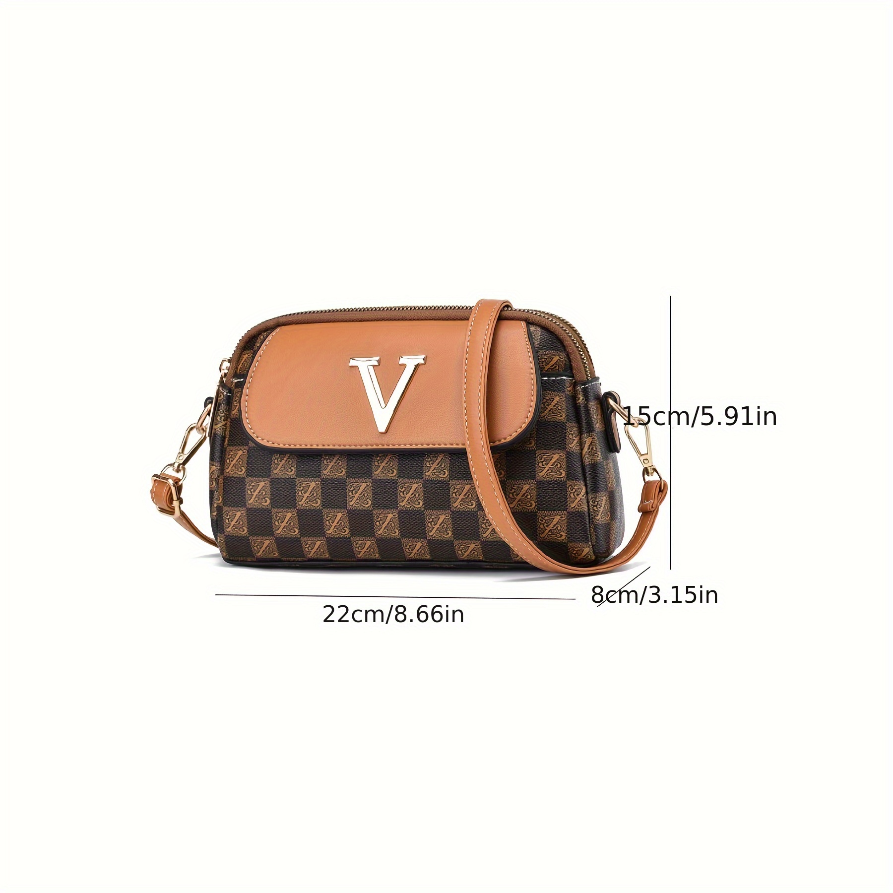 Retro Checkered Crossbody Bag, Fashion Mobile Phone Purse, Women's Shoulder  Bag For Every Day - Temu