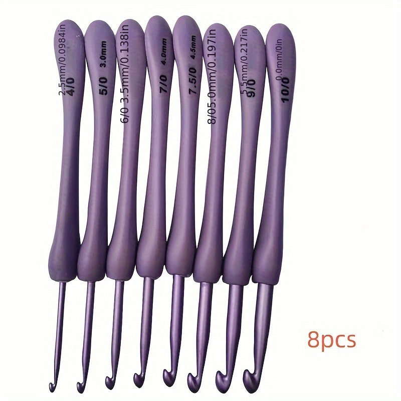 Crochet Hooks Set Steel, 12pcs Small Size Crochet Hook Needle 0.6mm To  1.9mm Sweater Scarf Clothes Knitting Crochet Tool, Single Pointed Knitting  Need