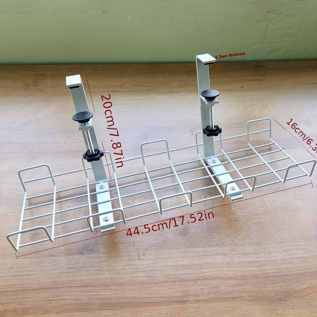 Desk Cable Rack Wire Cable Management Device Metal Punch Temu