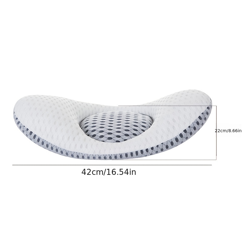 3D Lumbar Pillow With Adjustable Height For Waist Buckwheat Sleep Pillow  Sleeping Back Support Pillow Pain