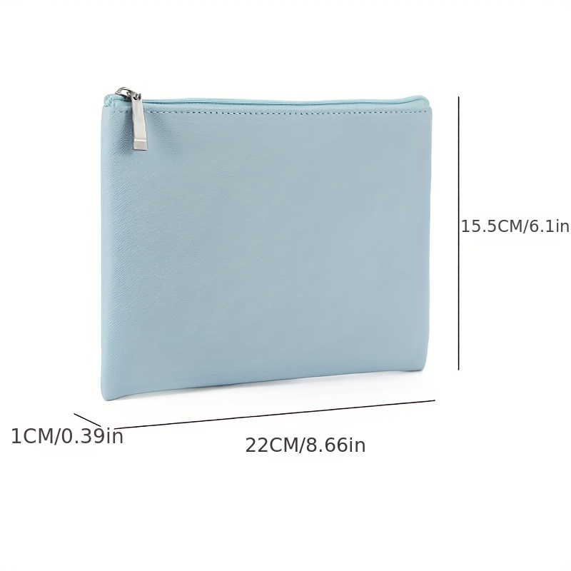 Portable Makeup Lipstick Bag Solid Square Cosmetic Bag Travel Accessories