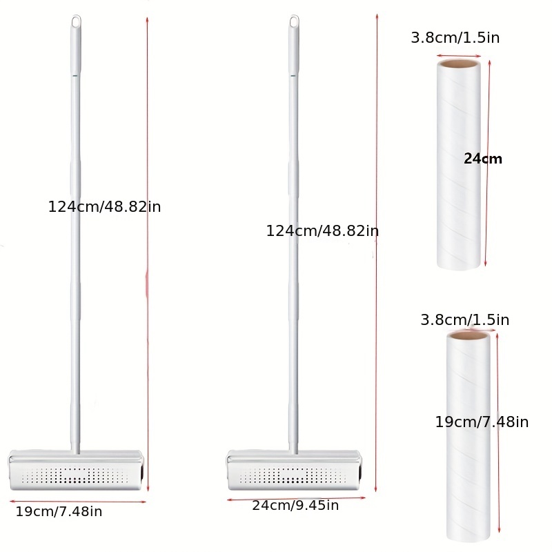 1 Set Rullo Levapelucchi Manico Lungo Ricariche Rulli - Temu Italy