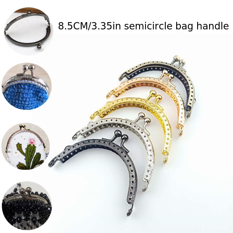 Round Metal Frame For Purse Handle Clutch Bag Handbag - Temu